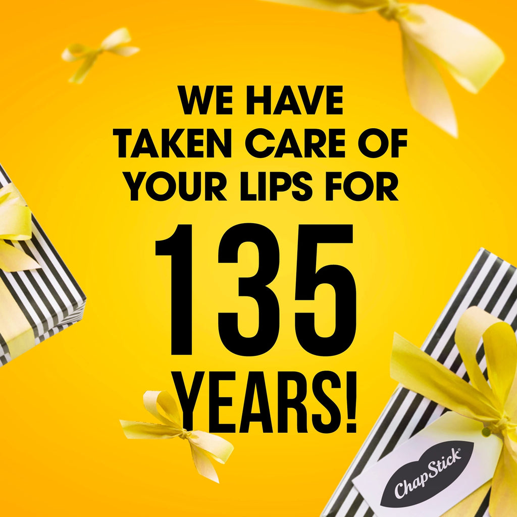 Chapstick Classic Original Lip Balm 0.15 Ounce Pack of 12 for Dry Lips