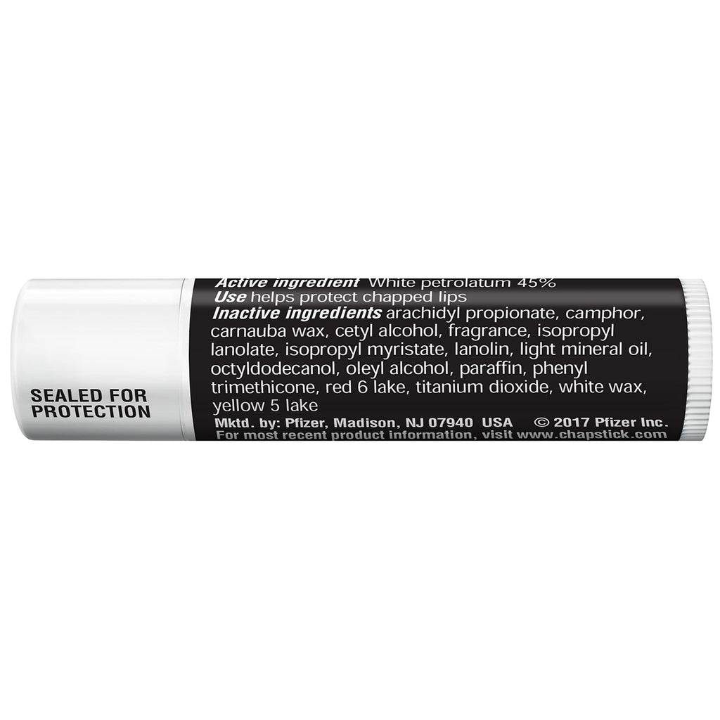 Chapstick Classic Original Lip Balm 0.15 Ounce Pack of 12 for Dry Lips
